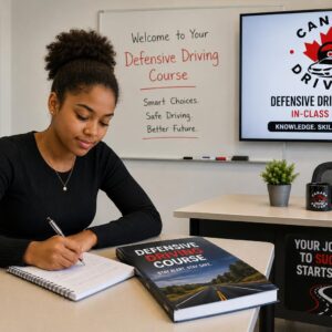 Defensive Driving Course (DDC) — 5 Hours In-Person Classroom + 2 Hours In-Car