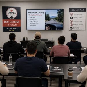 Canada Drivers in-person BDE classroom