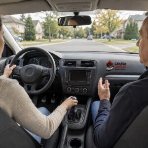 Canada Drivers manual-transmission lesson